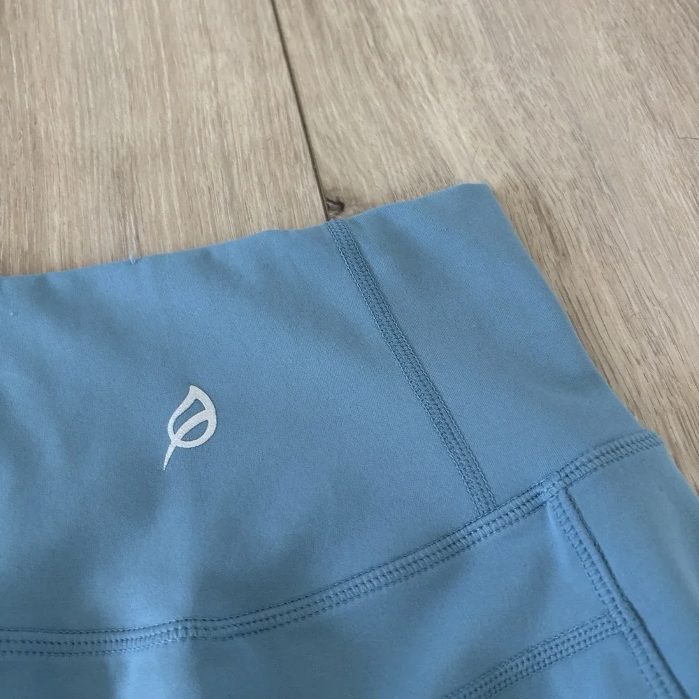 NWT P'Tula Workout Gym Shorts Small Blue Teal 7